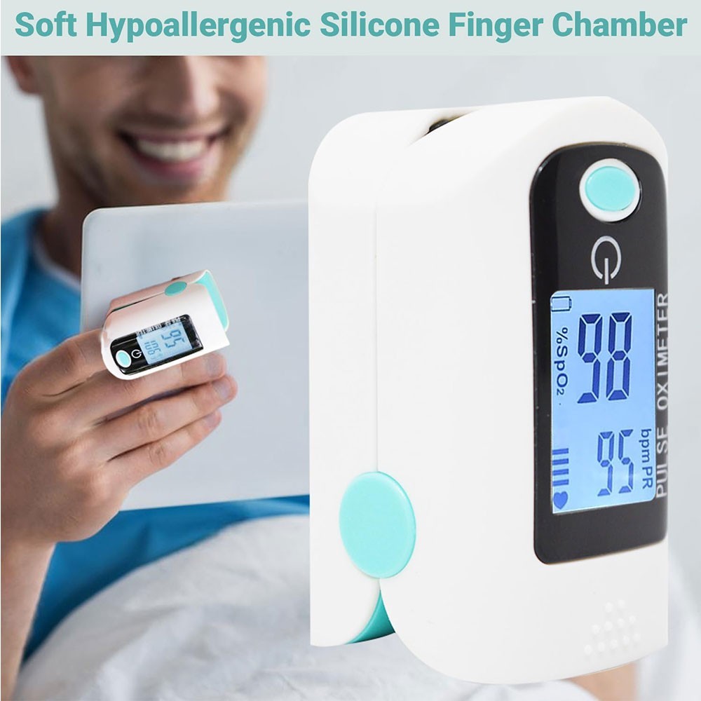 Newnik Fingertip Pulse Oximeter with Audio Sensors