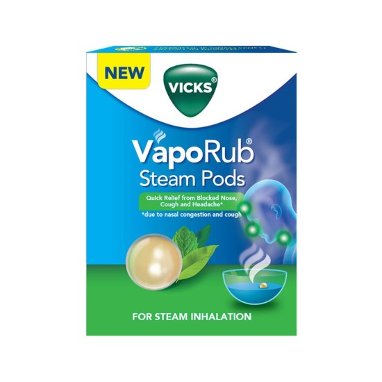 Vicks SteamPods ,Quick Relief From Blocked Nose