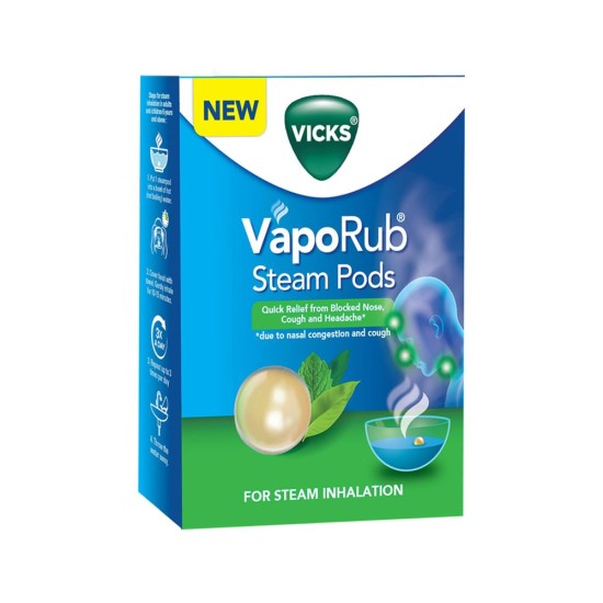 Vicks SteamPods ,Quick Relief From Blocked Nose